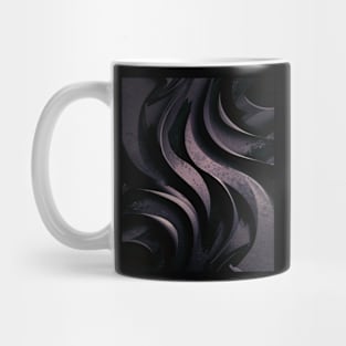 smooth metal lines pattern Mug